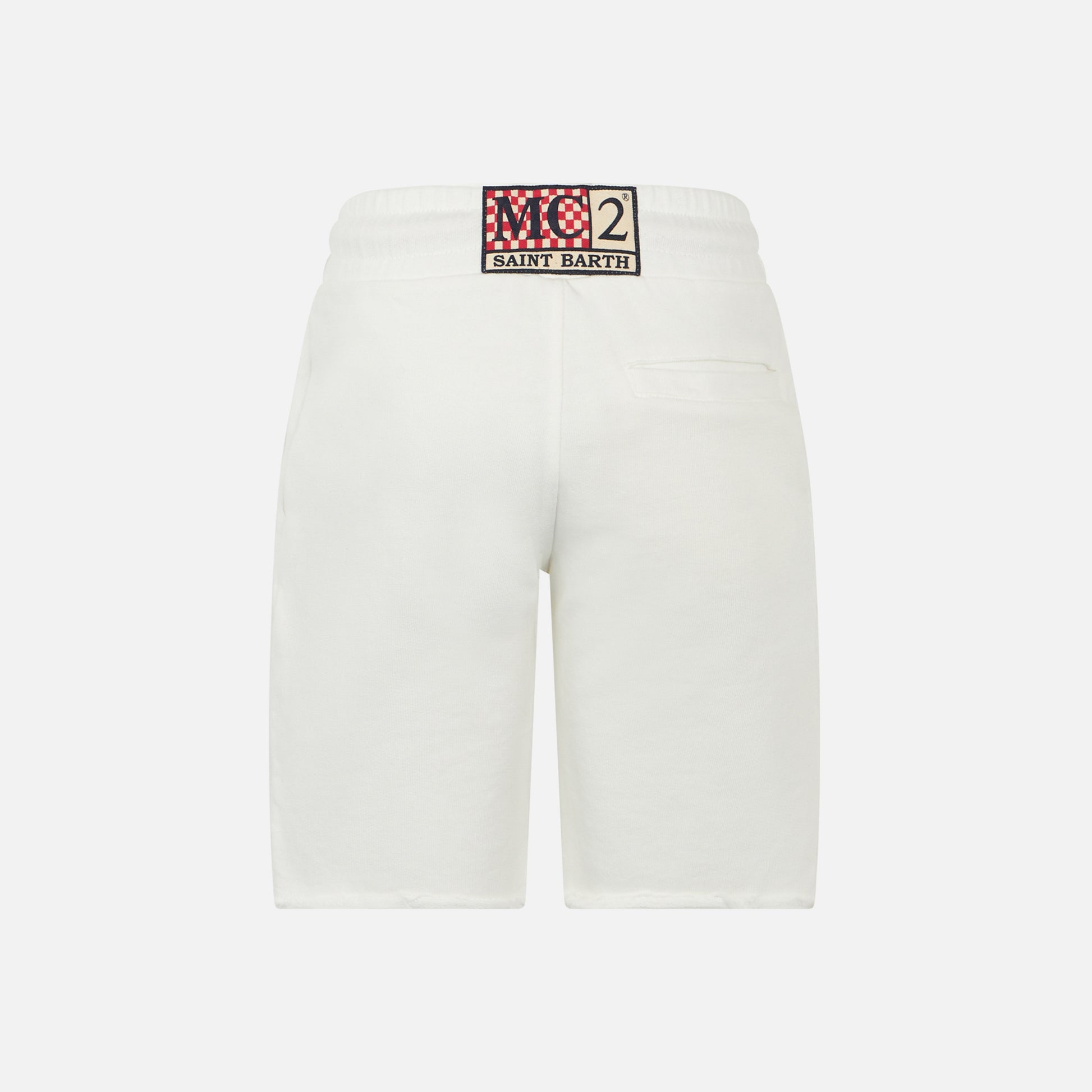 Boy fleece short with pocket - MC2 Saint Barth
