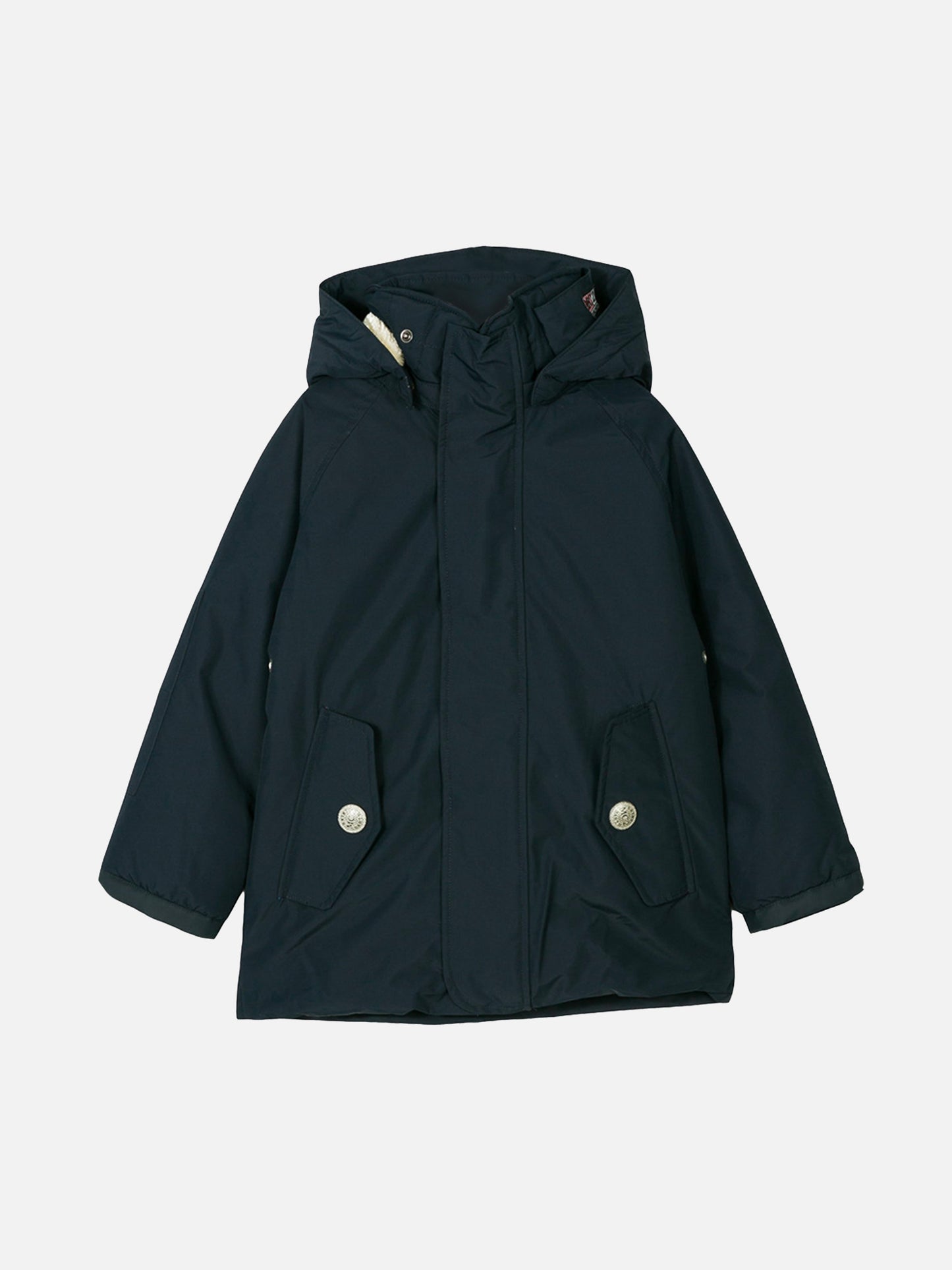 Blaue Parkajacke mit Kapuze für Jungen Voyager Jr
