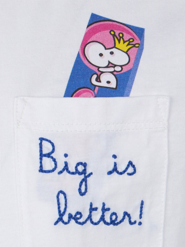 Kinder-Baumwoll-T-Shirt mit Big Babol-Aufdruck | GROSSE BABOL® SONDEREDITION