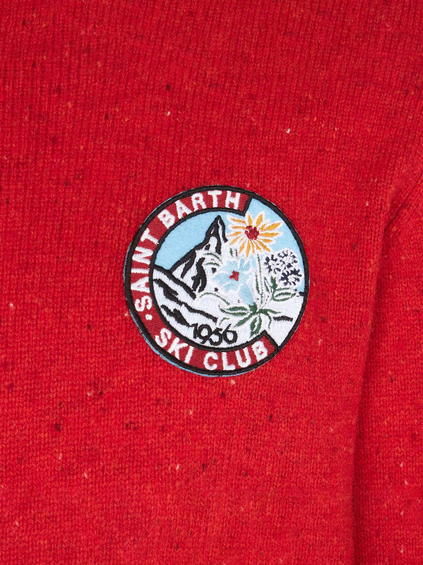 Maglione da bambino girocollo rosso