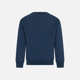 Jungen-Sweatshirt aus Baumwolle mit Frottee-Patch von St. Barth
