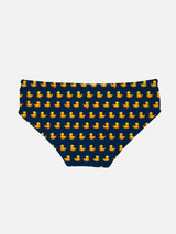 Boy swim briefs with ducks print