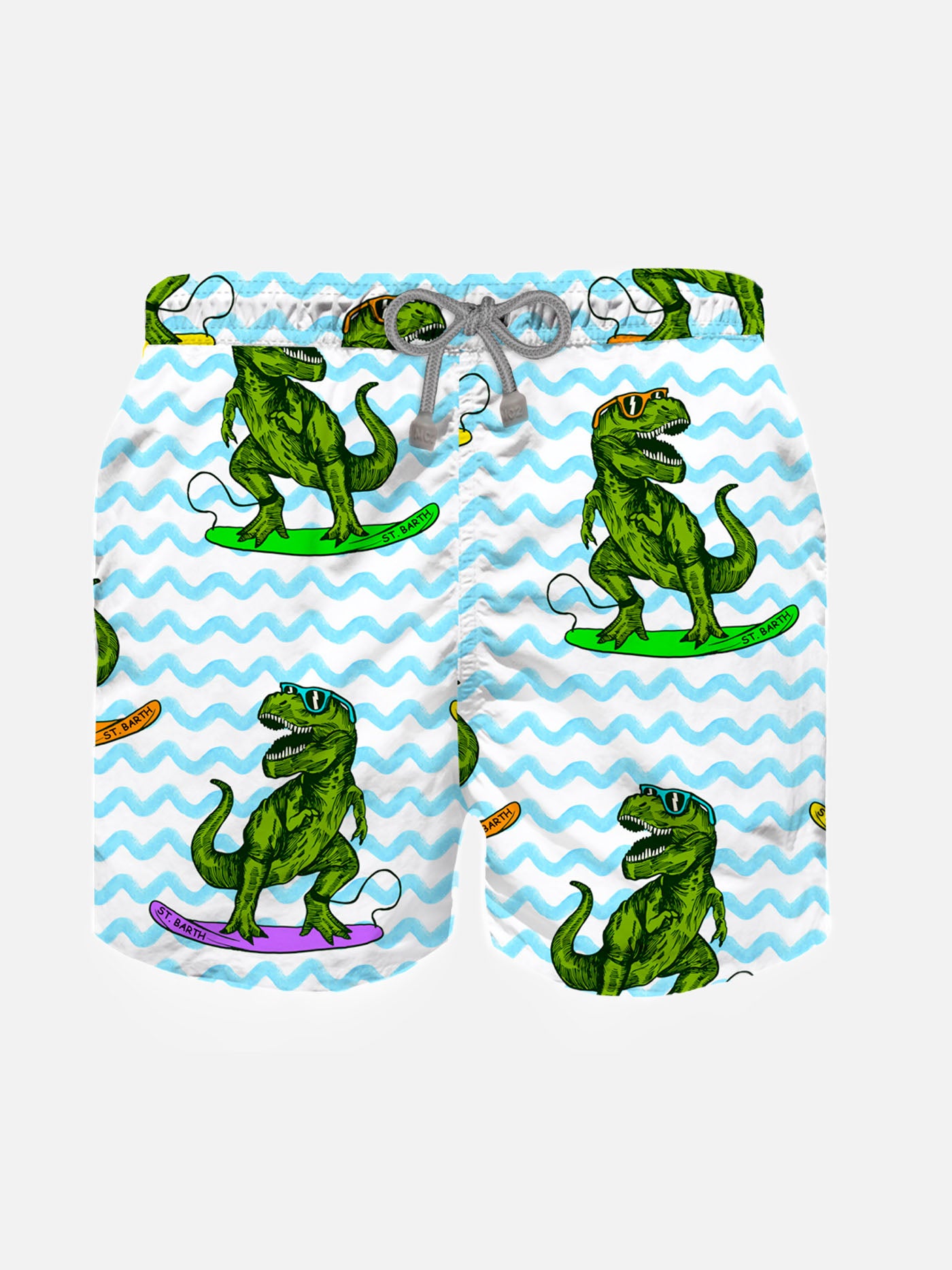 Dinosaur swimming trunks on sale