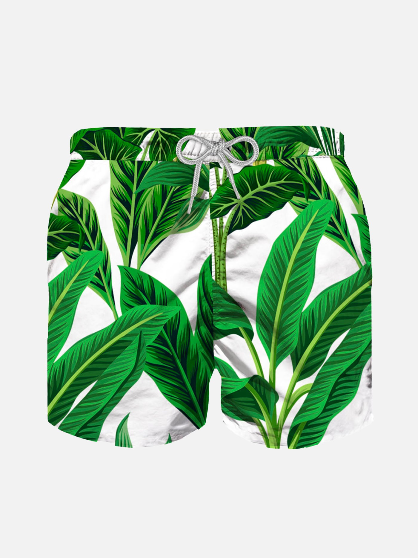 Badeshorts für Jungen mit tropischem Aufdruck