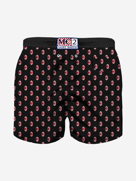 Jungen-Badeshorts mit Milan-Muster | MILAN SONDERAUSGABE