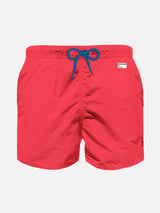 Boy fluo red swim shorts | PANTONE™ SPECIAL EDITION