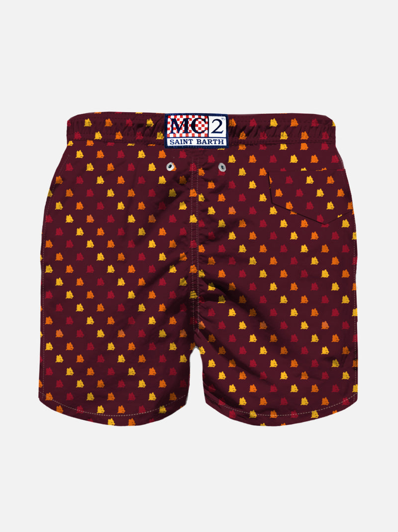 Jungen-Badeshorts mit AS Roma-Aufdruck | AS ROMA SPECIAL EDITION