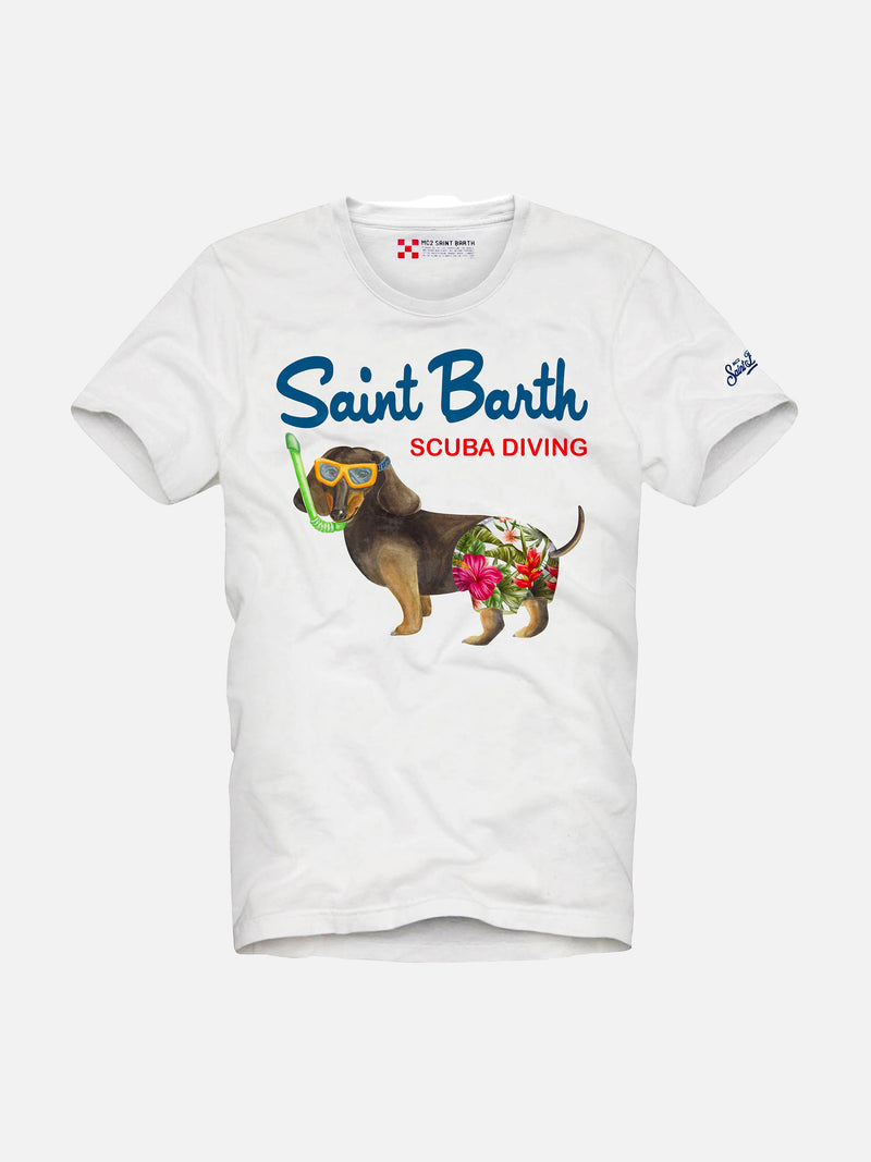 Scuba dog  boy's t-shirt