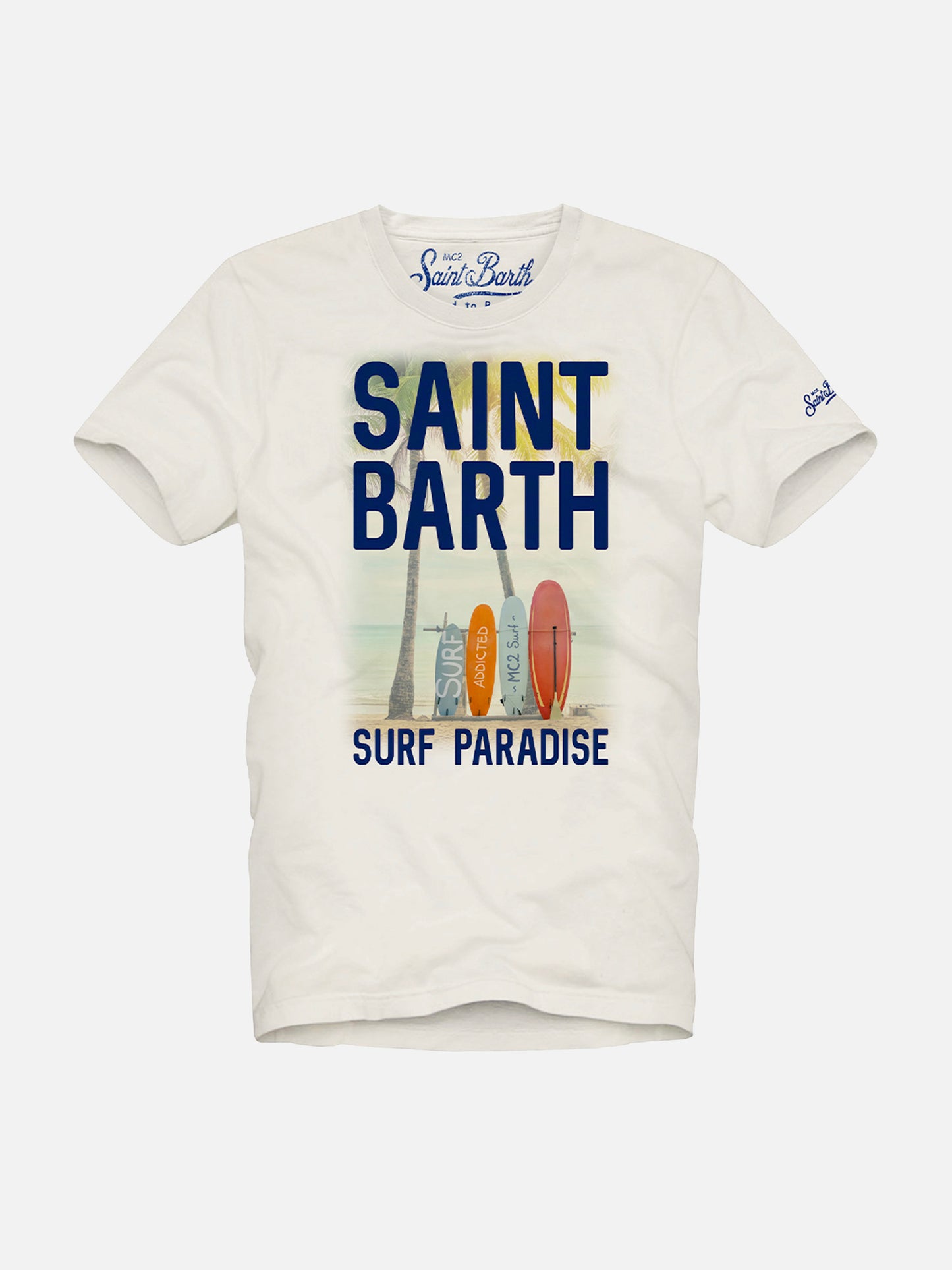 Jungen-T-Shirt mit Sonnenuntergangsdruck