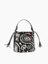 Sherpa bucket bag with bandanna print