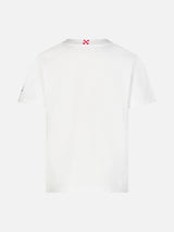 Baumwoll-T-Shirt für Jungen mit „Capri La dolce Vita“-Aufdruck auf der Vorderseite