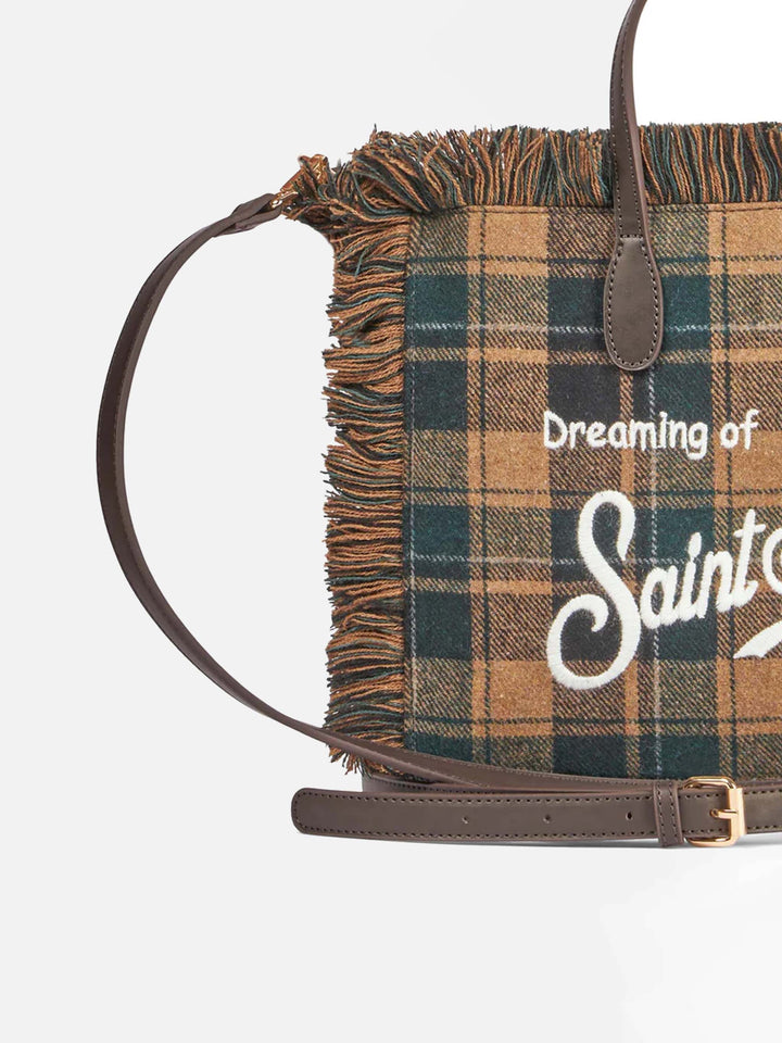 Borsa a mano Colette con stampa tartan