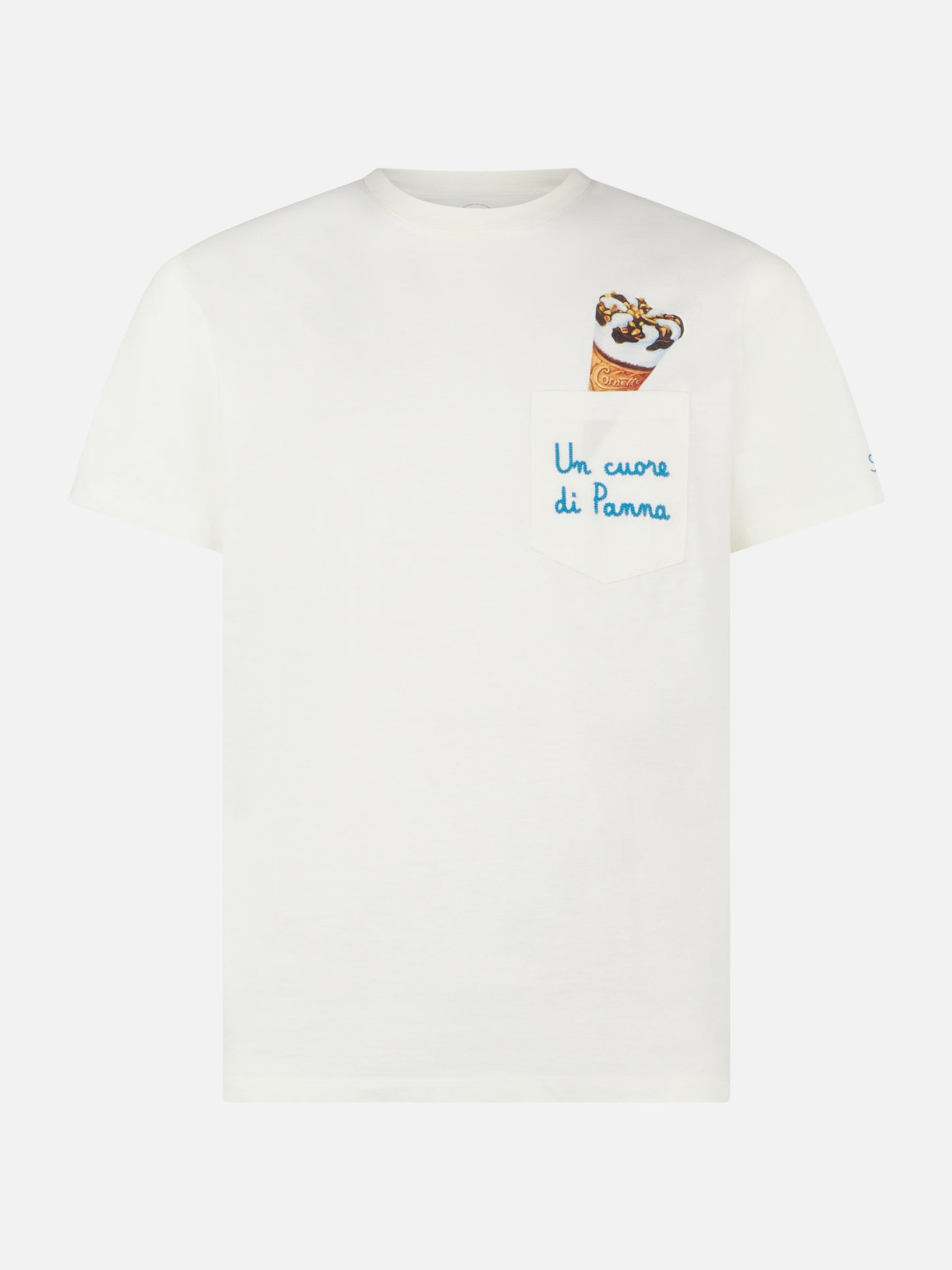 Cornetto printed t-shirt with embroidered pocket | Algida Special Edition