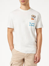 T-Shirt mit Cornetto-Print und bestickter Tasche | Algida-Sonderausgabe