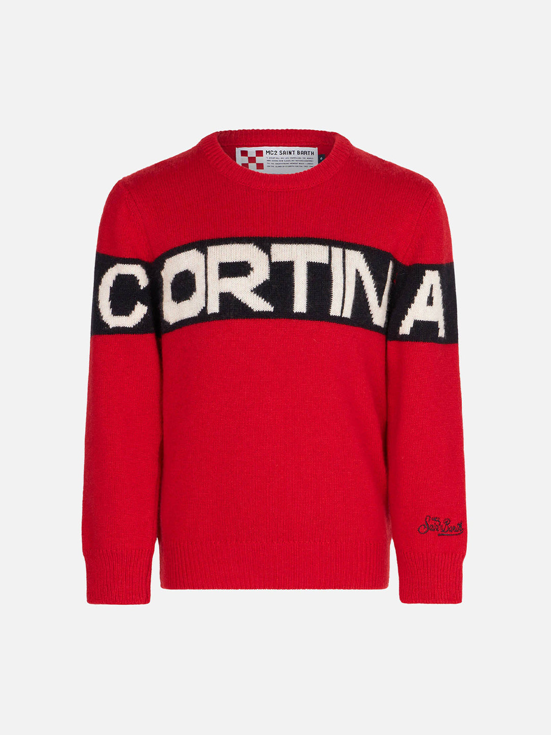 Jungenpullover mit Cortina-Stickerei