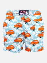 Man swim shorts with Fiat 500 car print | |FIAT© 500 Special Edition