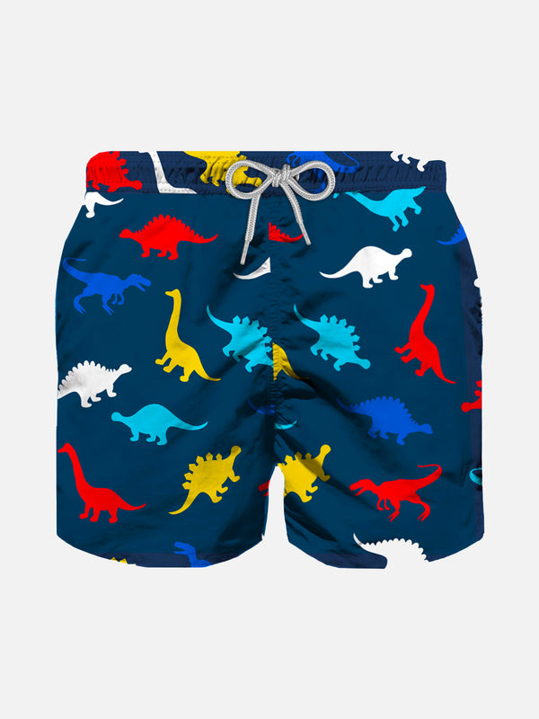 Costume da bagno da bambino con stampa dinosauri