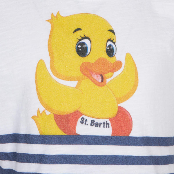 Mädchen-T-Shirt mit Enten-Print