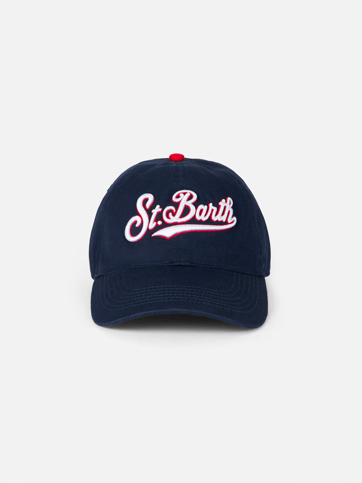 Baseball cap with St. Barth embroidery