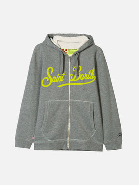 Grauer Kapuzenpullover für Jungen von Saint Barth