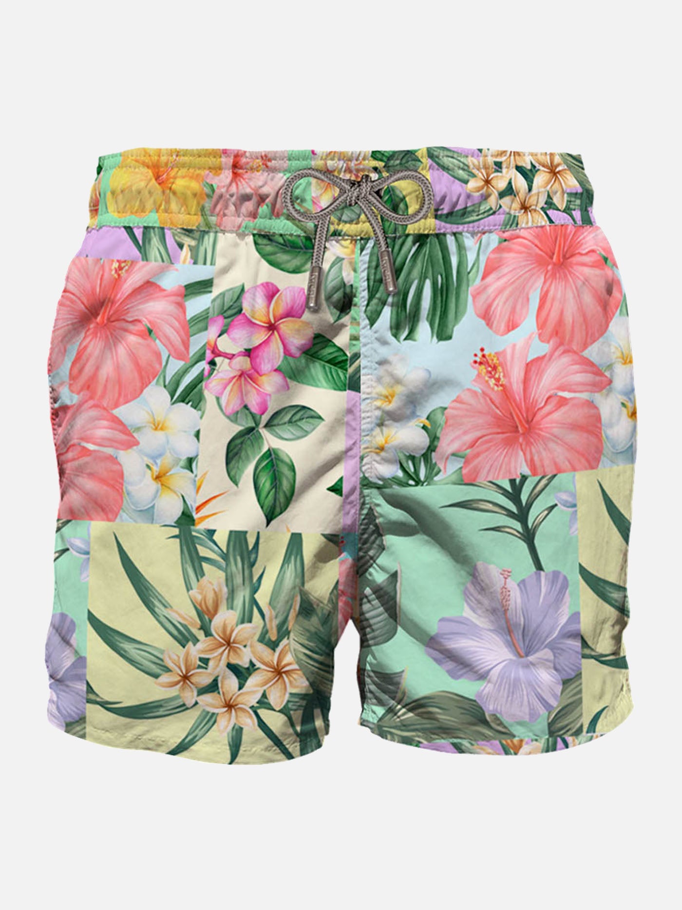 Patchflower mid-length swim shorts - MC2 Saint Barth