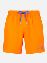 Komfort-Badeshorts für Herren in Fluo-Orange