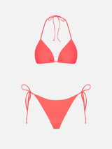 Damen-Triangel-Bikini in Neonrot