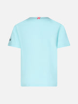 Baumwoll-T-Shirt für Jungen mit Forte dei Marmi-Autoaufdruck
