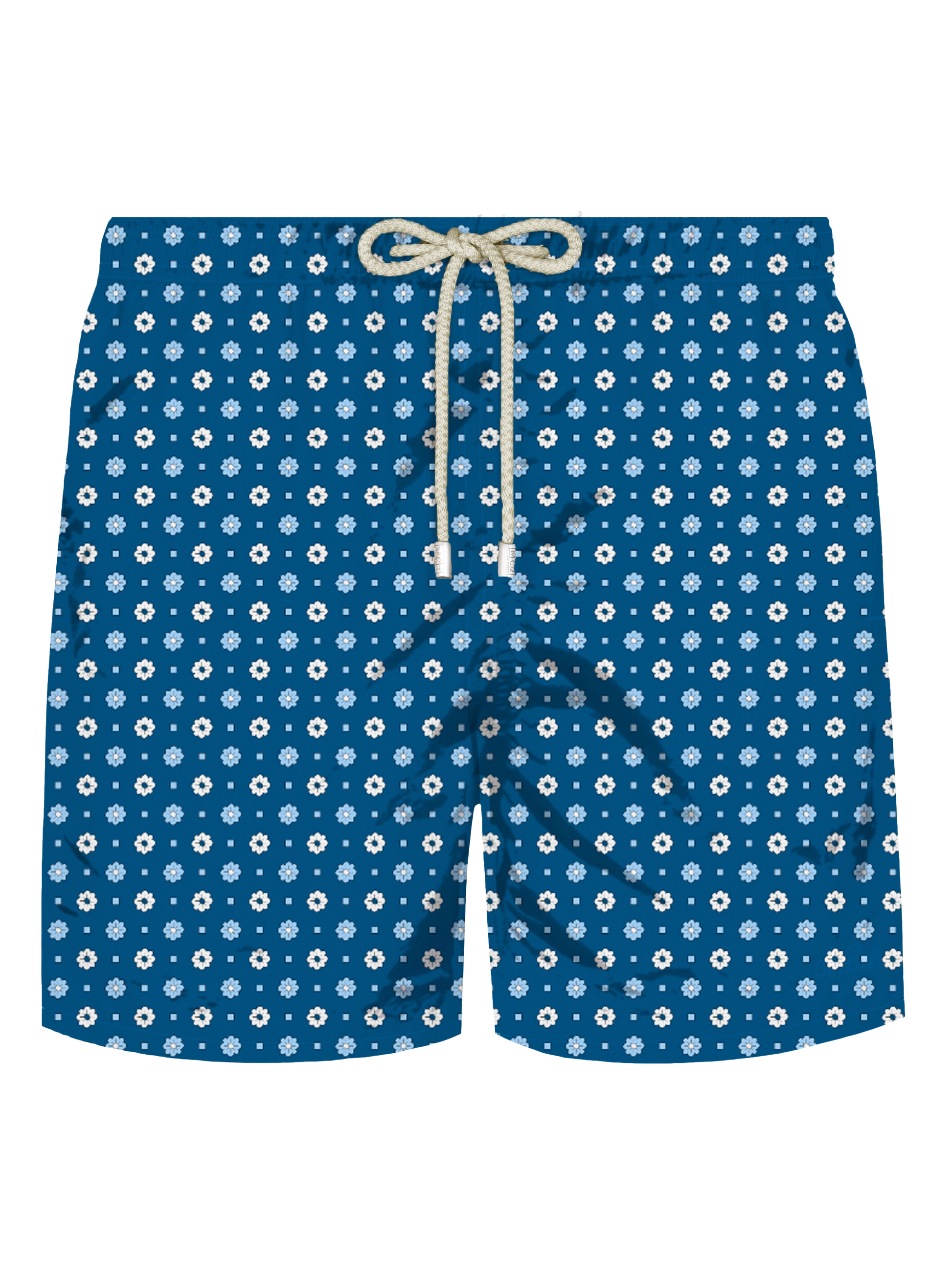 Comfort Light stretch swim shorts with tie print - MC2 Saint Barth