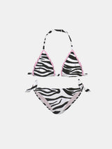 Zebra-Bikini für Mädchen