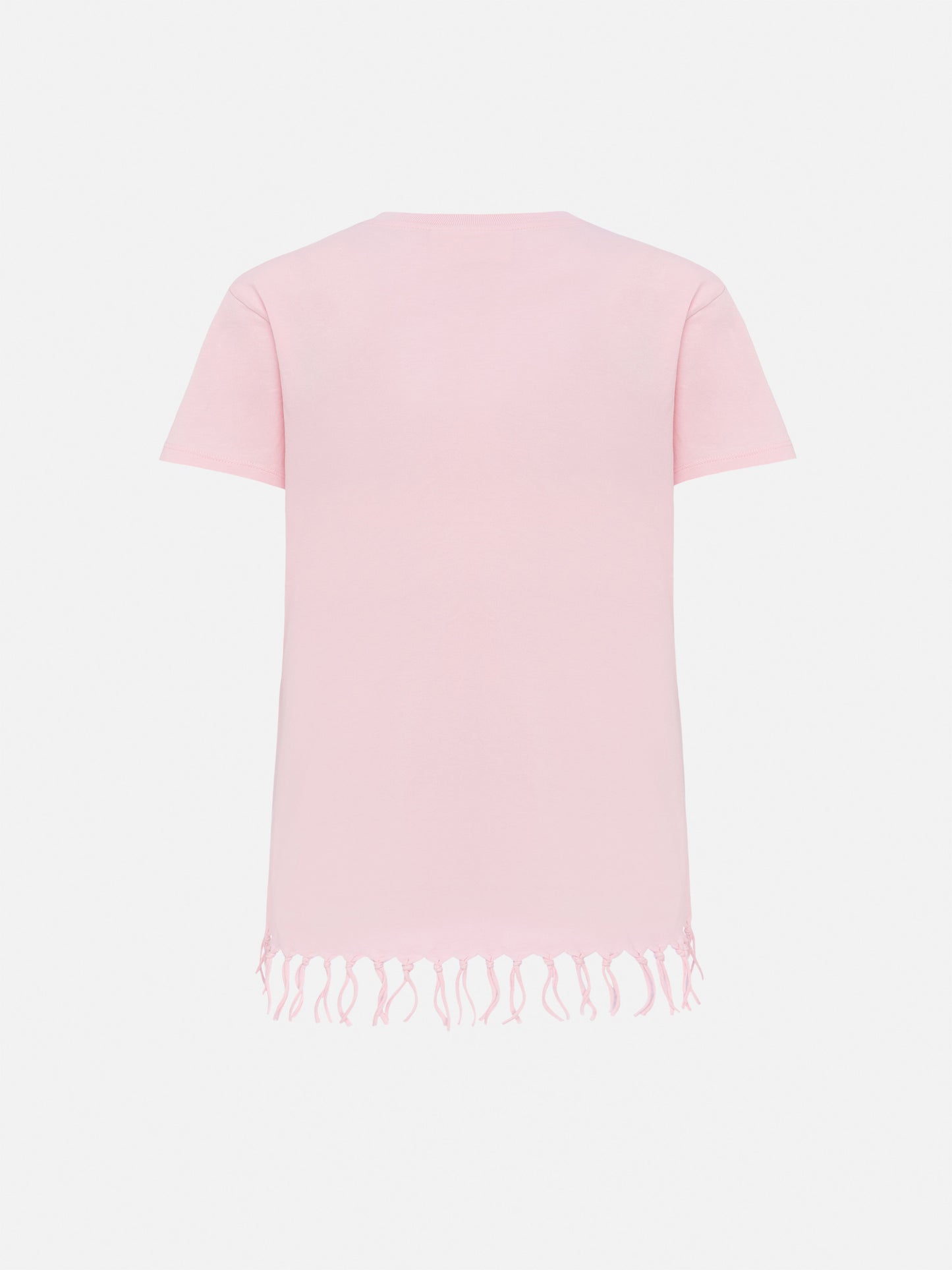 Abbey-Kleid mit Fransen und Frottee-Patch