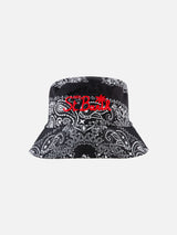 Black bucket hat