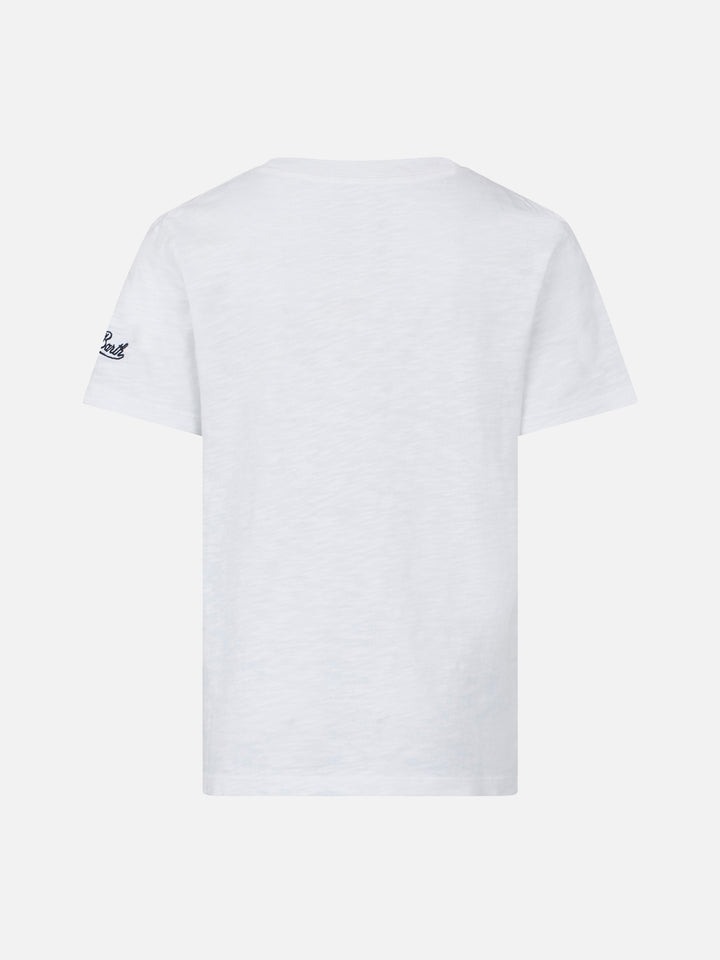 T-shirt da bambino con stampa Hawaii