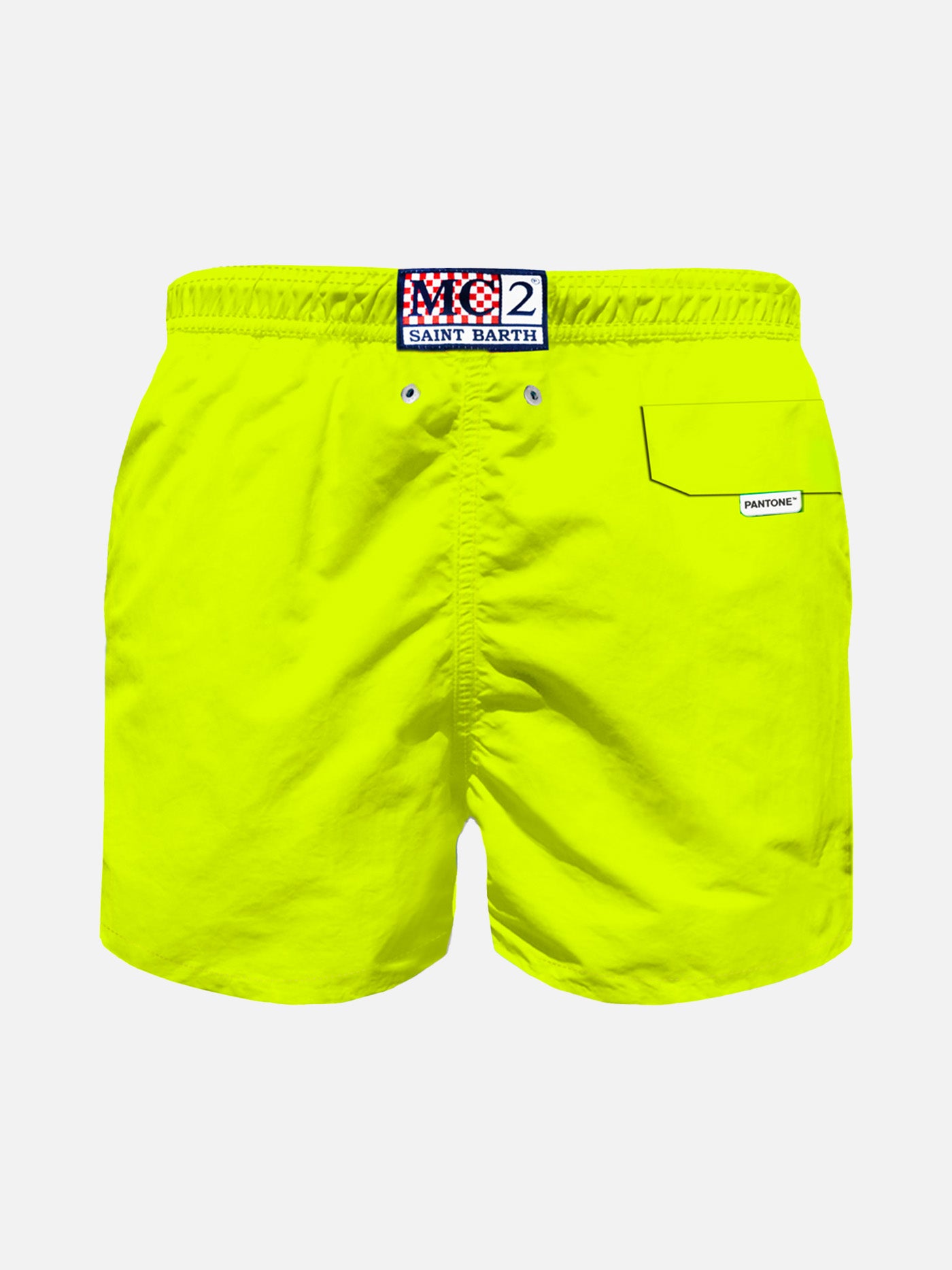 Costume da bagno da bambino giallo fluo | EDIZIONE SPECIALE PANTONE®