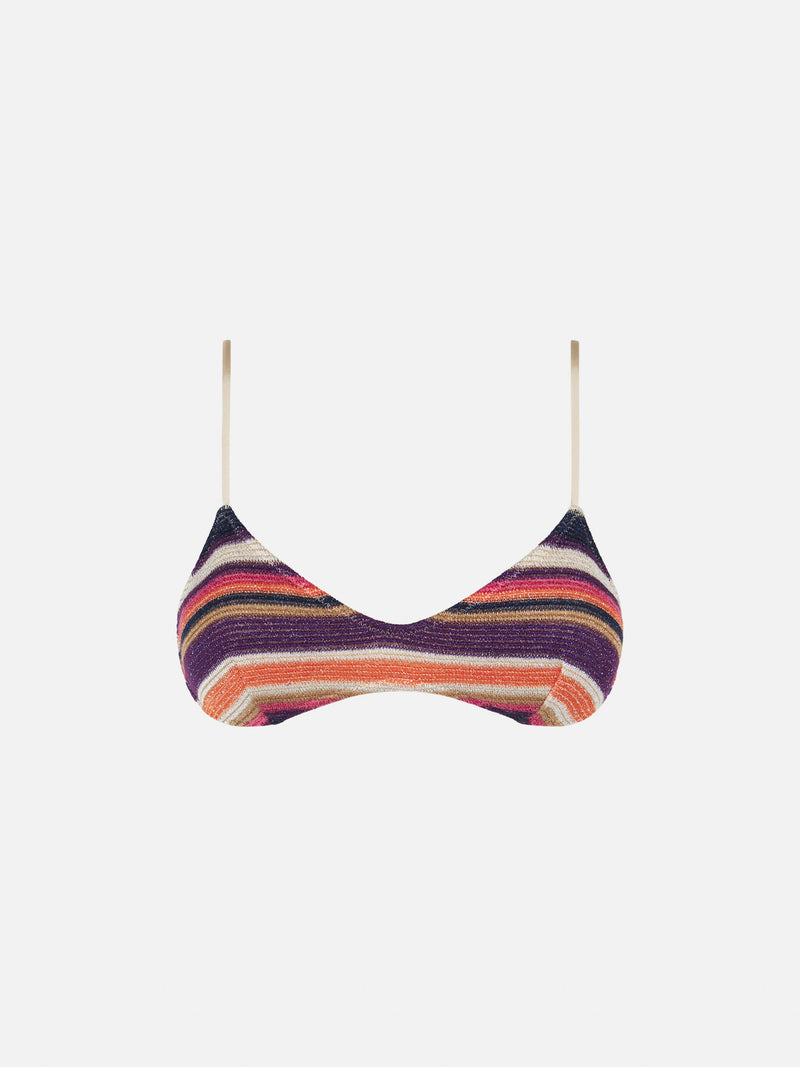 Multicolor purple  bralette