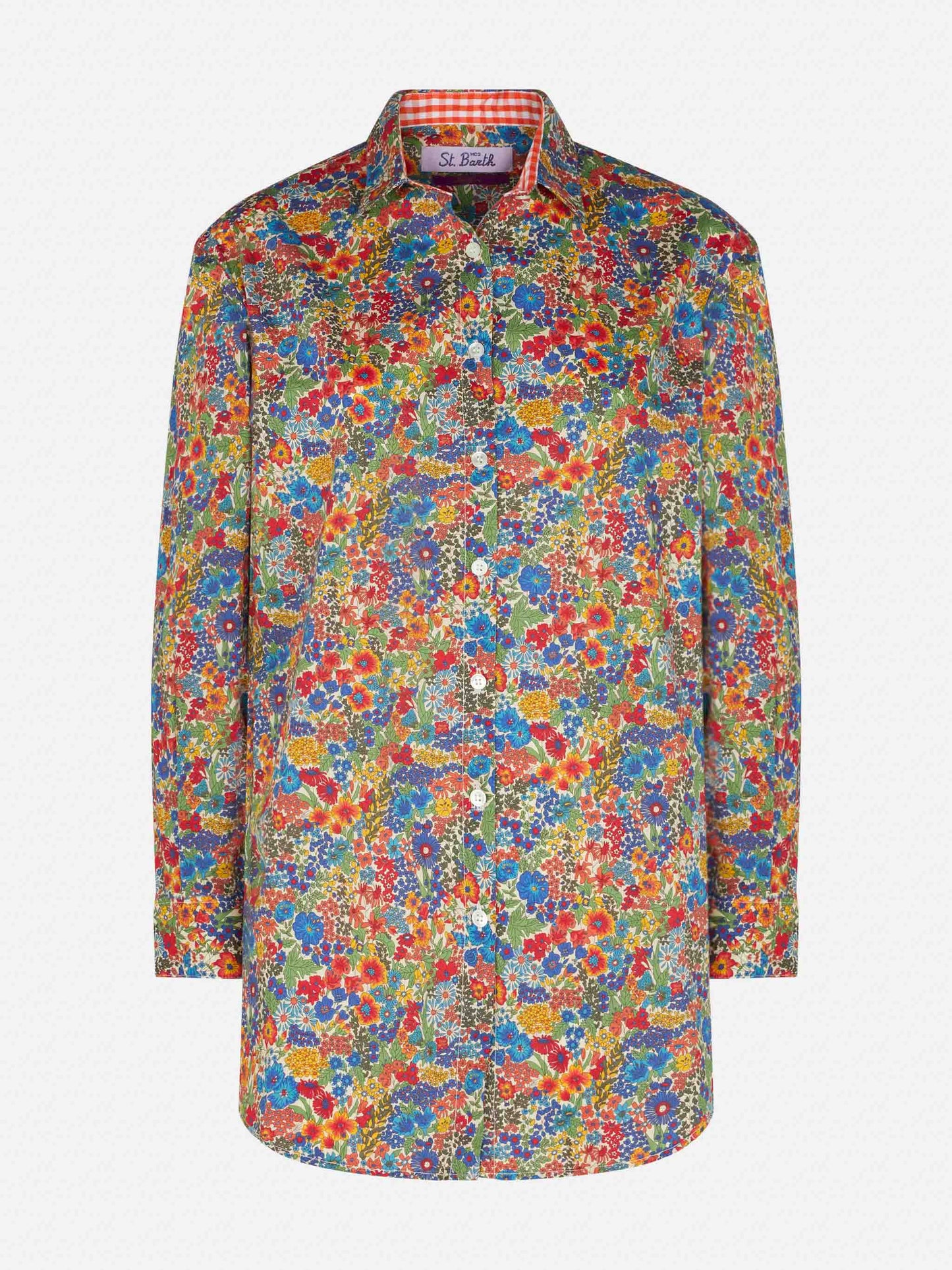 Camicia da donna in cotone | Realizzato con tessuto Liberty