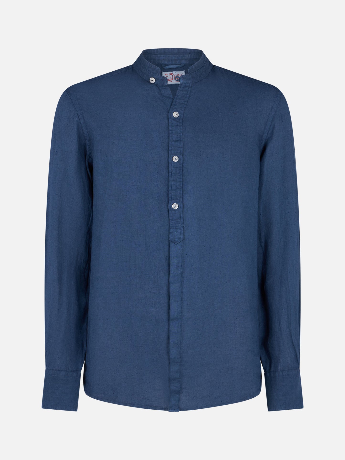 Mann blaues Hemd