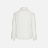 White linen kid shirt Agnes