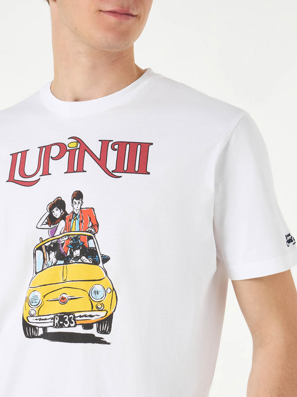 Herren-T-Shirt aus Baumwolle mit Lupinen-Print | LUPINE III SONDERAUSGABE