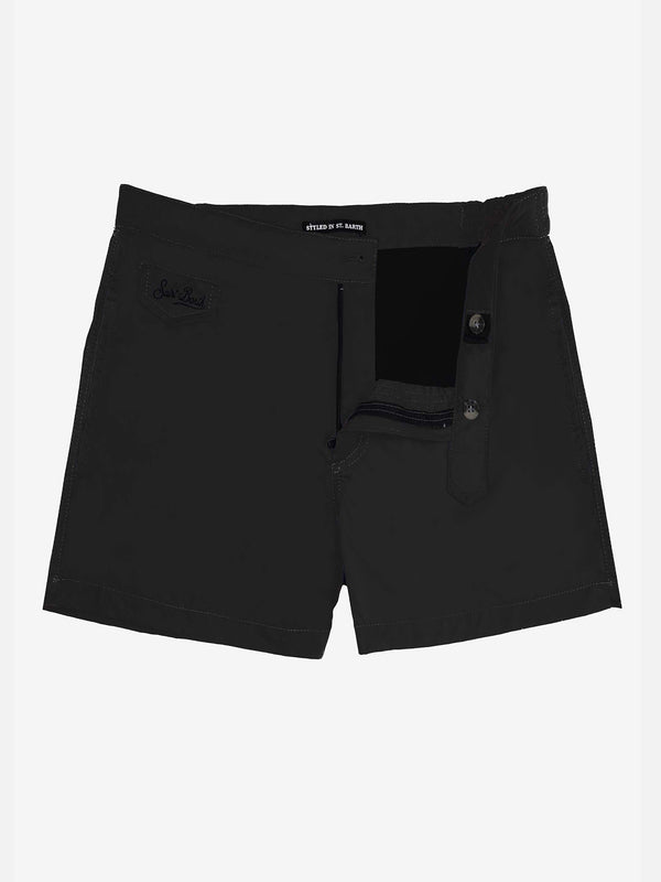 Schwarze Badeshorts für Männer