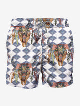 Man classic swim shorts