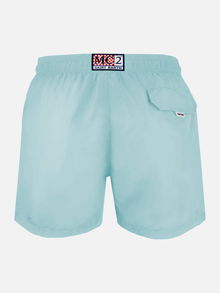 Man water green swim shorts | PANTONE® SPECIAL EDITION - MC2 Saint Barth
