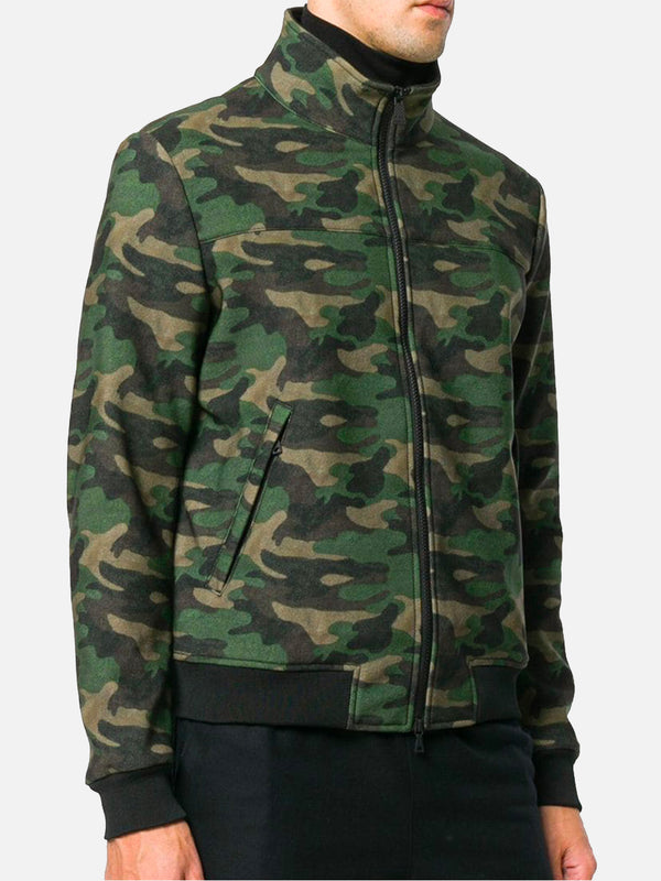 Man mid-weight camouflage bomber jacket Traveler