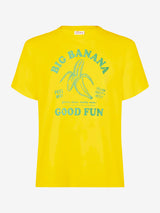 Herren-T-Shirt aus Baumwolle mit Bananenaufdruck