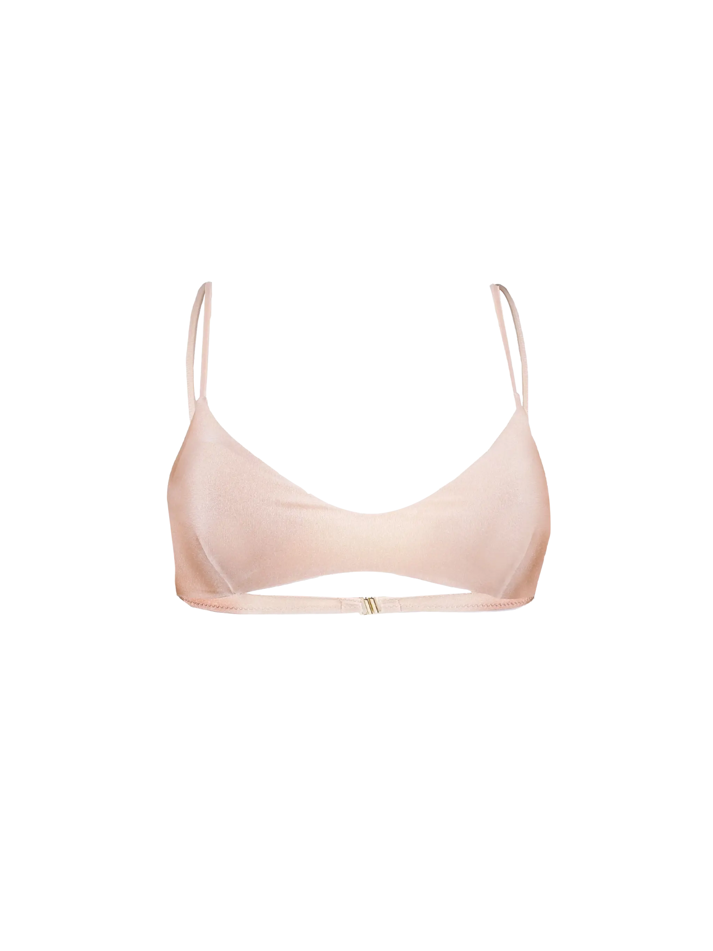Shiny nude bralette