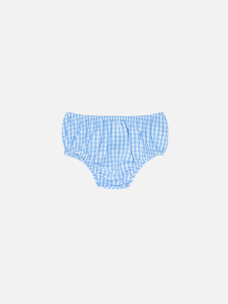 Infant bloomers Pimmy with gingham print