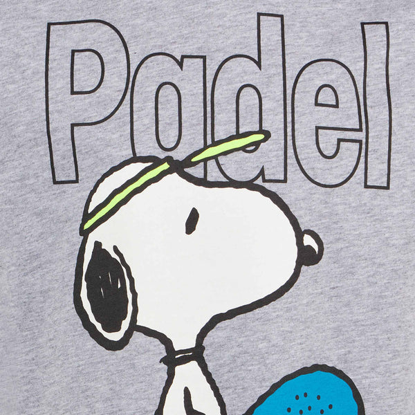 Schweres Baumwoll-T-Shirt für Jungen mit Snoopy-Padel-Lover-Aufdruck | SNOOPY PEANUTS™ SONDEREDITION