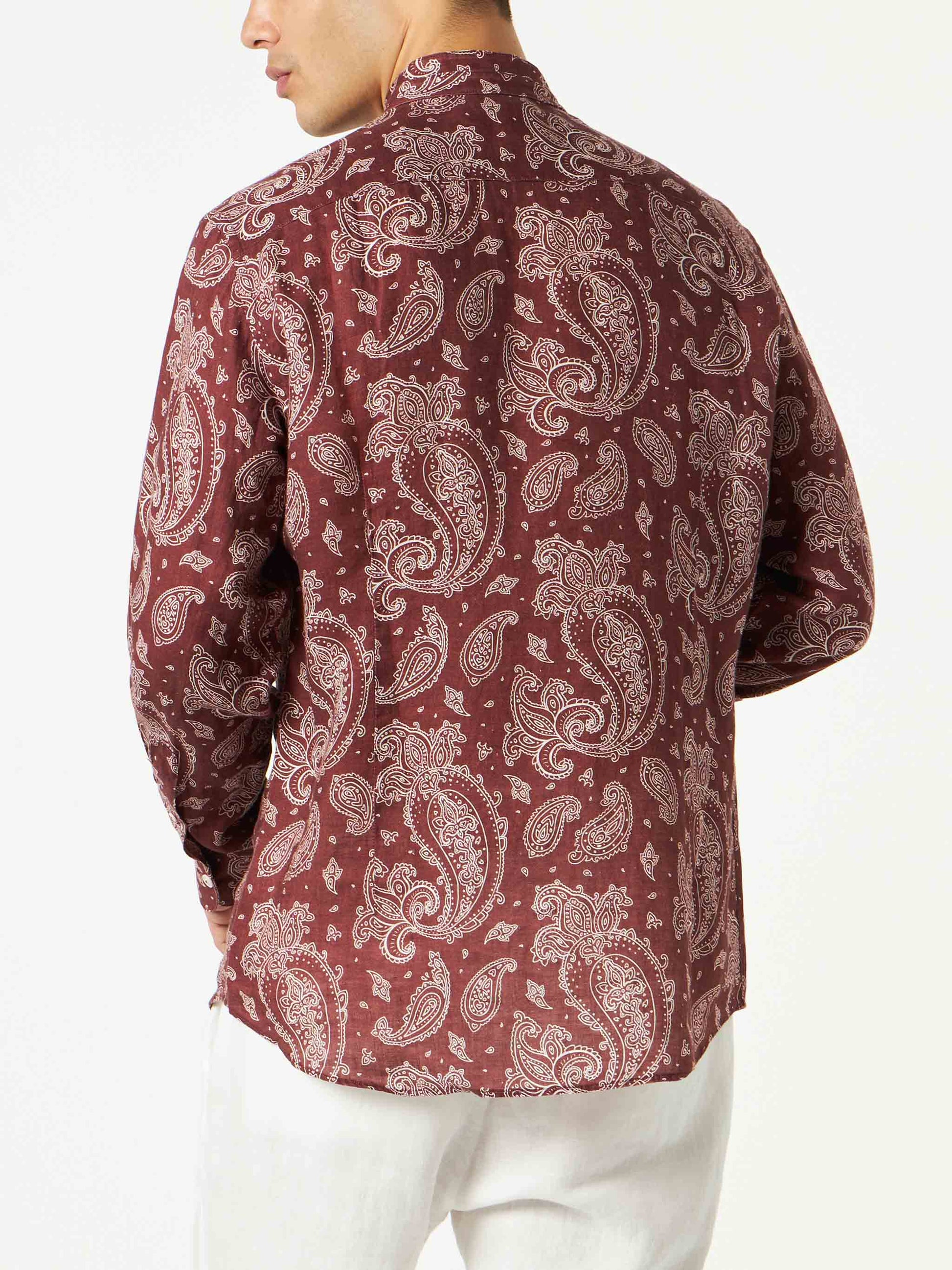 Man shirt with paisley print - MC2 Saint Barth