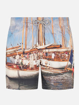 Photographic print swimshorts