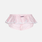 Slip mare fantasia Enfant vichy con volant e fiocchi